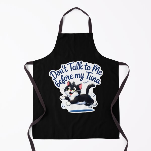 Item preview, Don’t Talk to Me Before My Tuna Cat designed and sold by Canvas-Whispers.