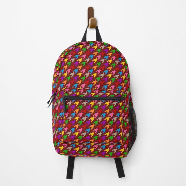 Item preview, Colorful Houndstooth Plaid Check - Red designed and sold by PatternTitan.