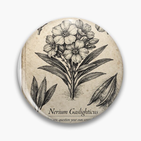 Item preview, Nerium Gaslighticus Funny Poisonous Plant Victorian Botanical Print Gift designed and sold by Print Loft.