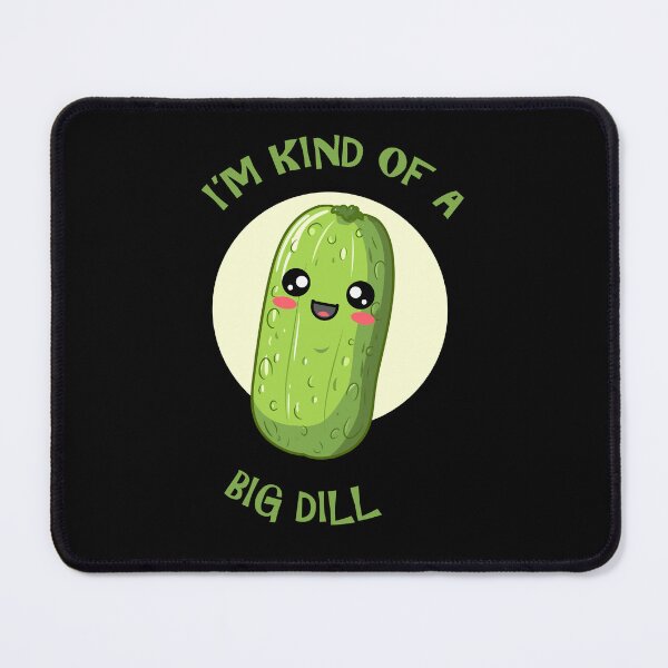 Item preview, Kawaii Pickle Big Dill Funny Pun Design designed and sold by marke770.