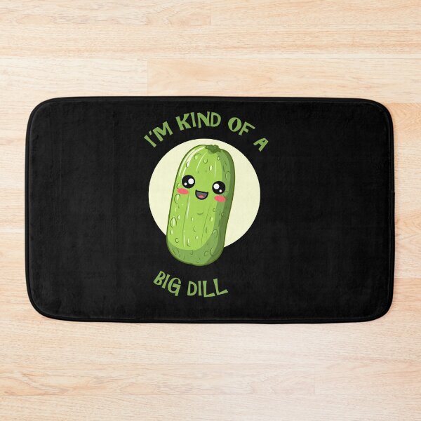 Item preview, Kawaii Pickle Big Dill Funny Pun Design designed and sold by marke770.