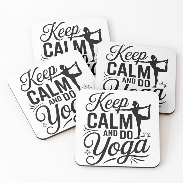 Item preview, Keep calm and do yoga designed and sold by Tiny-Love ⭐⭐⭐⭐⭐.