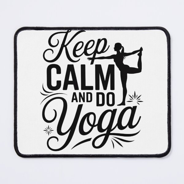 Item preview, Keep calm and do yoga designed and sold by Tiny-Love ⭐⭐⭐⭐⭐.