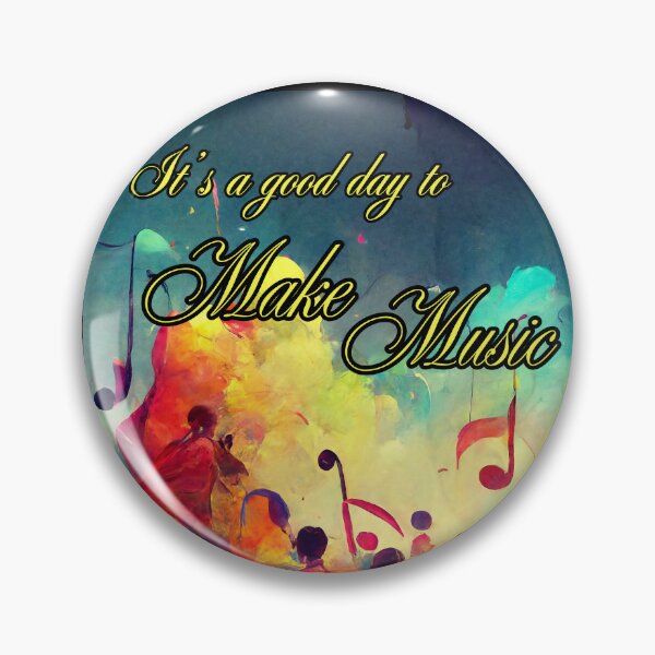 Item preview, Good Day to Make Music Colourful Art Sea of Musical Notes designed and sold by Ceramic Scripture.