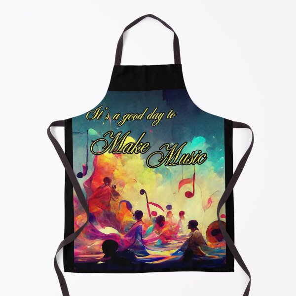 Item preview, Good Day to Make Music Colourful Art Sea of Musical Notes designed and sold by Ceramic Scripture.