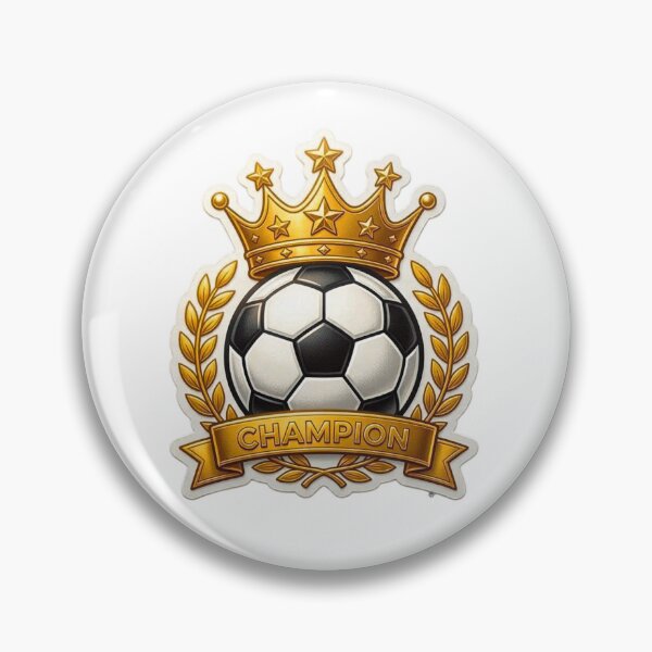 Item preview, Champion Soccer Crown Sticker | Royal Football Champion Emblem designed and sold by Pandey14.