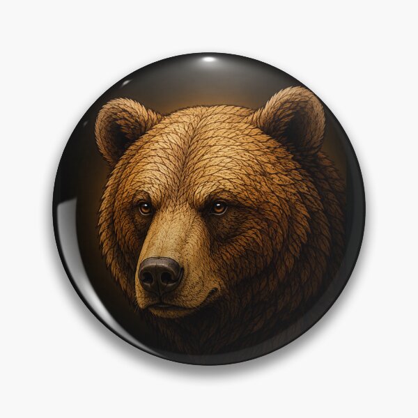 Item preview, Detailed Brown Bear Portrait designed and sold by Karszul.