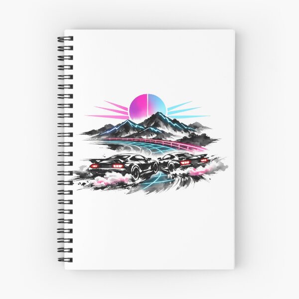 Item preview, Synthwave Sumi‑e Night Race designed and sold by KungPowUnicorn.