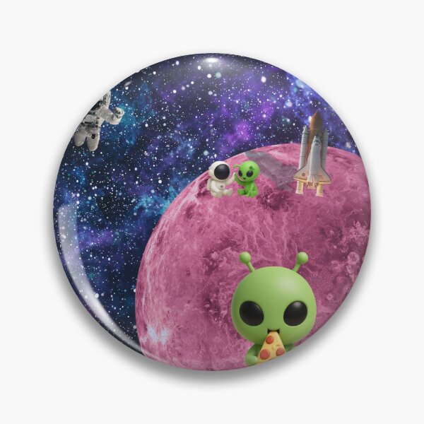 Item preview, Alien Eating Pizza designed and sold by Violet-Forge.