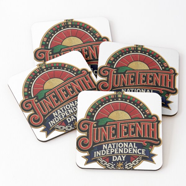 Item preview, Juneteenth National Independence Day Embroidered Style | Freedom Celebration Design designed and sold by CreativeNest Prints.