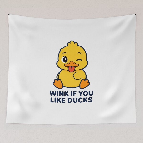 Item preview, Wink If You Like Ducks designed and sold by Icareis-Studios.