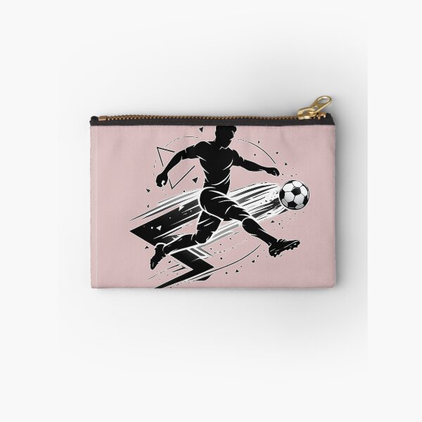 Item preview, Dynamic Soccer Player Kick Silhouette Football Action Sports Graphic designed and sold by irfanshikh.