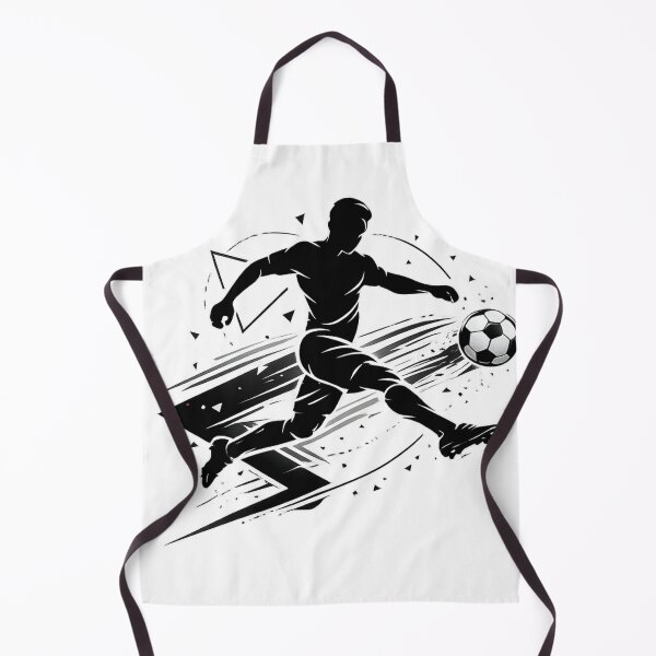 Item preview, Dynamic Soccer Player Kick Silhouette Football Action Sports Graphic designed and sold by irfanshikh.