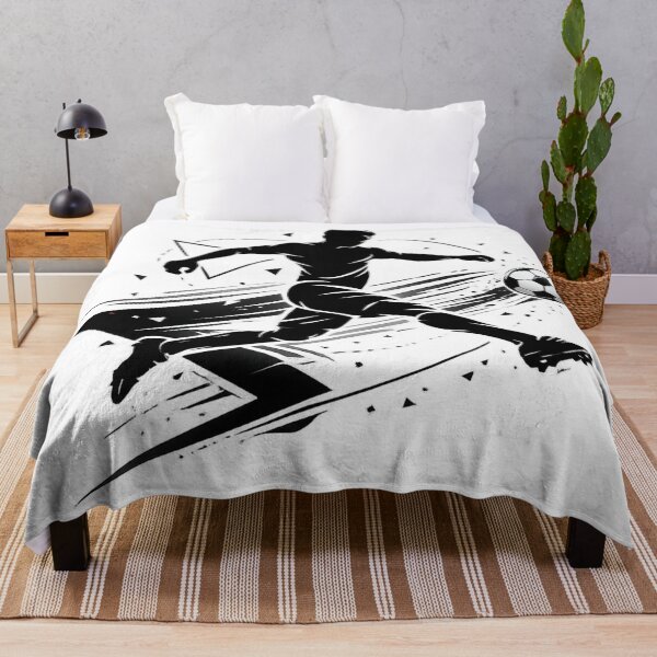 Item preview, Dynamic Soccer Player Kick Silhouette Football Action Sports Graphic designed and sold by irfanshikh.