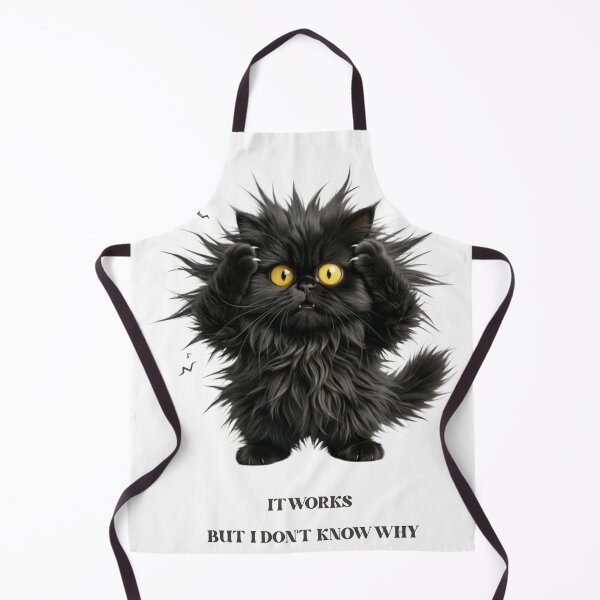 Item preview, Funny Programmer Gift It Works But I Don't Know Why Cat Humor Shirt designed and sold by Dev Mode.