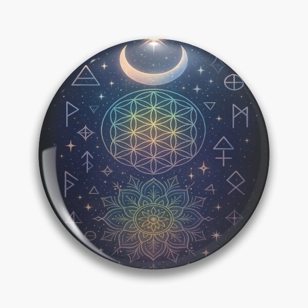 Item preview, Cosmic Sacred Geometry Flower of Life designed and sold by NoNameDrops.