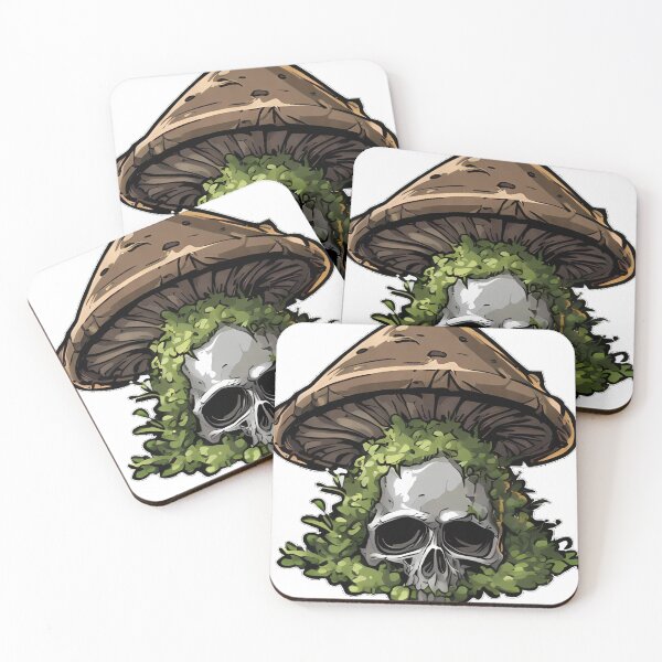 Item preview, Decaying Mushroom Skull Nest designed and sold by IllumeInk.
