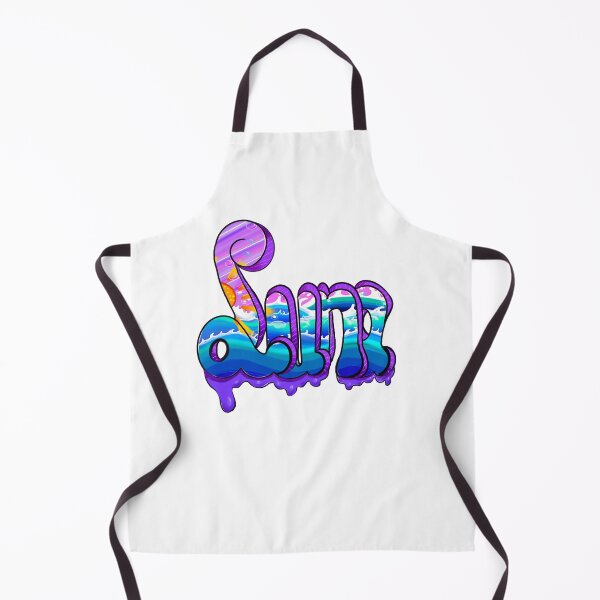 Item preview, Luna Ocean Wave Embossed Name Purple Drips Text designed and sold by Artonmytee.