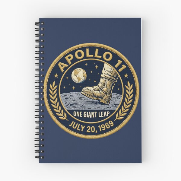 Item preview, Apollo 11 Moon Landing 1969 Vintage Mission Patch designed and sold by CalmCapy Co.