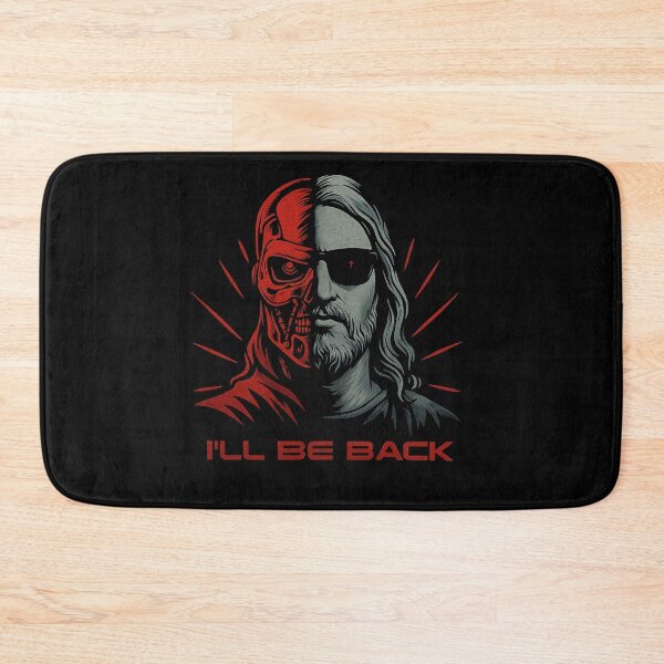 Item preview, I'll be back - Jesus  designed and sold by AbbeyThorn.