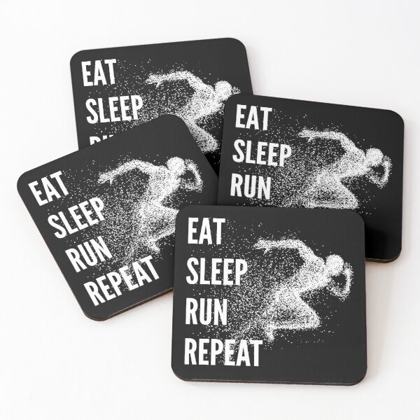 Item preview, Eat sleep run repeat designed and sold by Madzilla Wear.