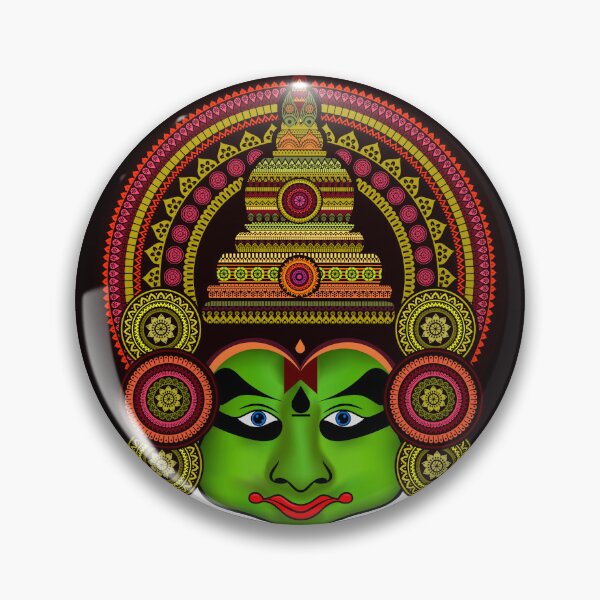 Item preview, Kathakali Vibrant Spirit: Kerala Onam Festival Art designed and sold by ZORRO SL .