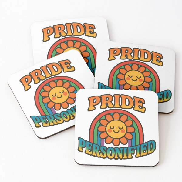 Item preview, Pride Personified Retro Rainbow Daisy Flower Queer Pride Art designed and sold by Haus Of Sin.