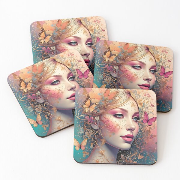 Item preview, Ethereal Butterfly Dreams: Fairy Tale Portrait  Descrizione designed and sold by ToxicInkArt.