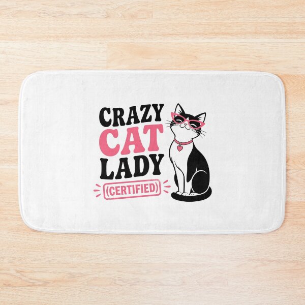 Item preview, Crazy Cat Lady Certified Funny Cat Lover Design designed and sold by Shadryx.