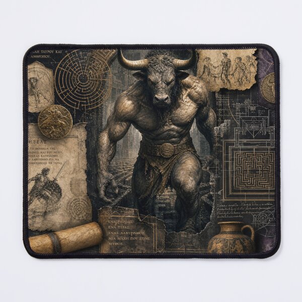 Item preview, Labyrinth's Terror: The Minotaur designed and sold by DarVibe Designs.