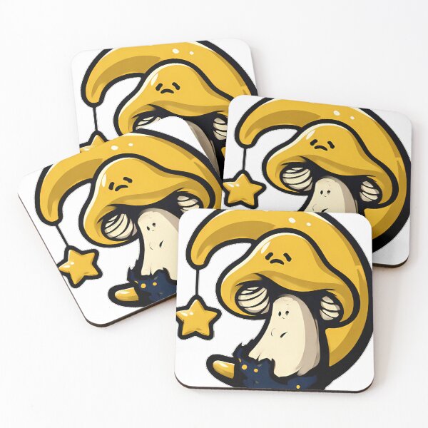 Item preview, Crescent Moon Mushroom designed and sold by IllumeInk.