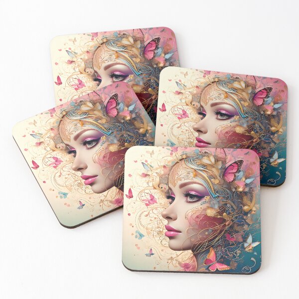 Item preview, Ethereal Butterfly Dreams: Fairy Tale Portrait  Descrizione designed and sold by ToxicInkArt.
