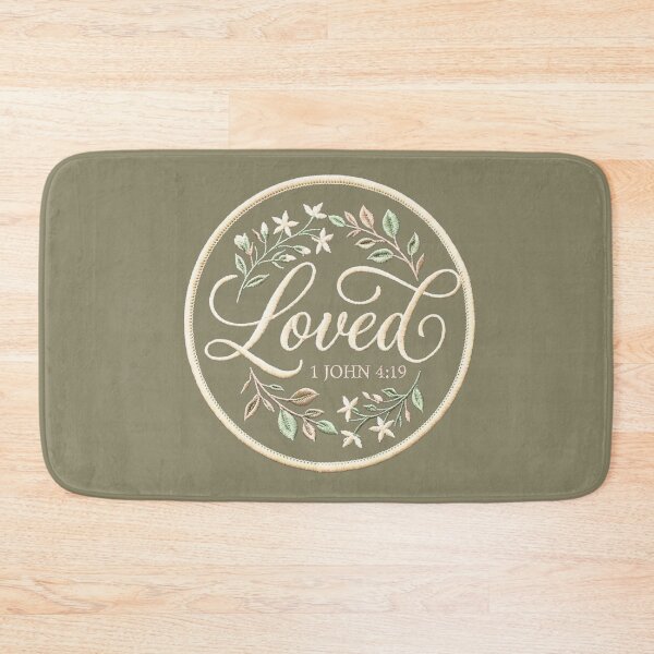 Item preview, Loved - 1 John 4:19 Christian designed and sold by TheDailyCross1.
