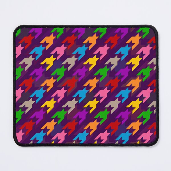 Item preview, Colorful Houndstooth Plaid Check - Purple designed and sold by PatternTitan.