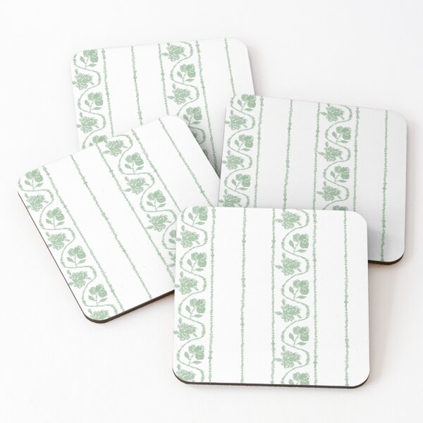 Item preview, Storybook Floral Stripe - Leaf designed and sold by Tess Arden.