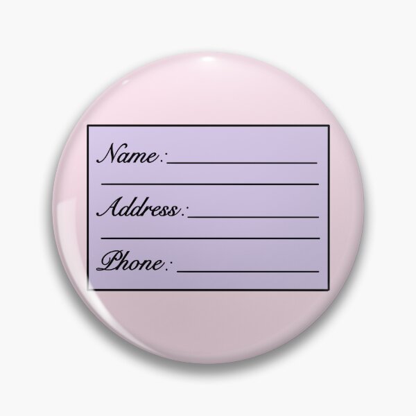 Item preview, Name Tag 1 designed and sold by The Innocent Ghost Project.