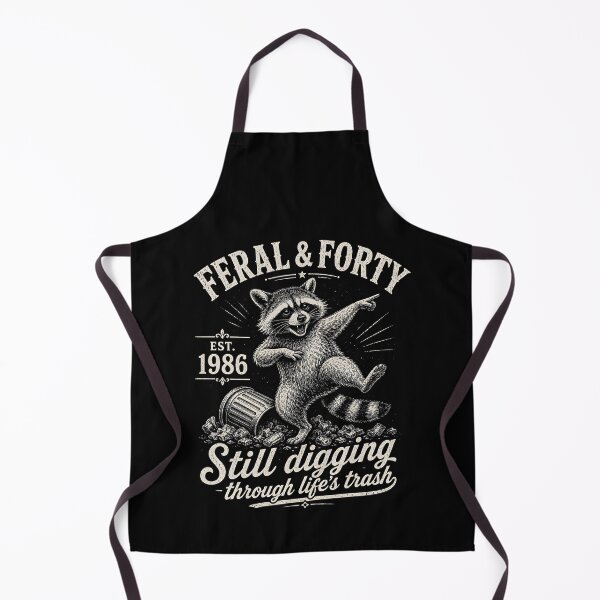 Item preview, Feral and Forty Est 1986 Raccoon designed and sold by zoes-ink.