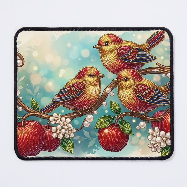 Item preview, Autumn Harvest Beaded Birds designed and sold by CrystalCove11.