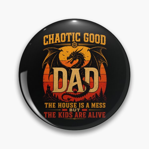 Item preview, Chaotic Good Dad The House is A Mess designed and sold by zoes-ink.