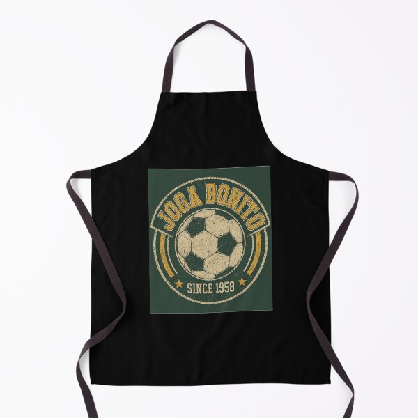 Item preview, JOGA BONITO Since 1958 Vintage Brazil Football Retro Badge | Brazilian Soccer Fan Design designed and sold by rebuZZ-Apparels-The Minimalistic Buzz.