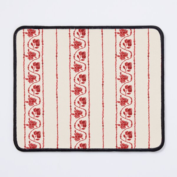 Item preview, Storybook Floral Stripe - Red & Beige designed and sold by Tess Arden.