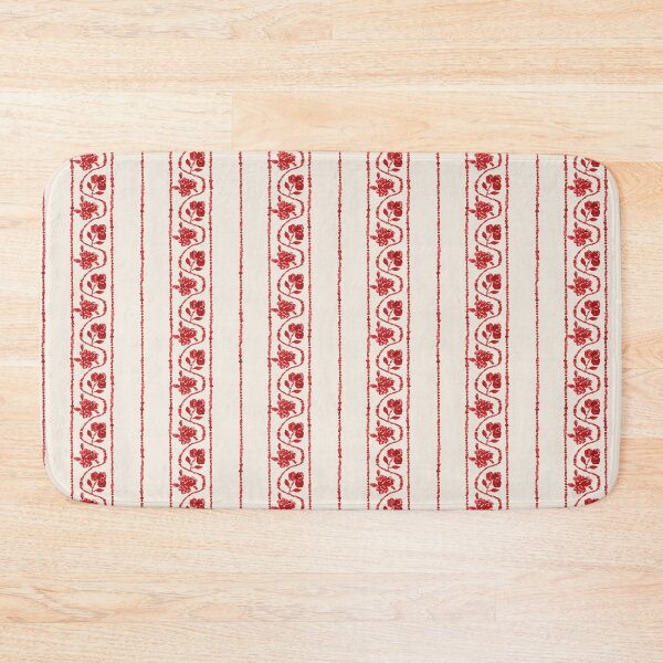 Item preview, Storybook Floral Stripe - Red & Beige designed and sold by Tess Arden.