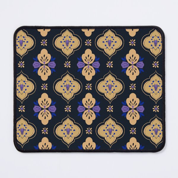 Item preview, Midnight Folk Floral Tile Pattern designed and sold by Little Wimbly.