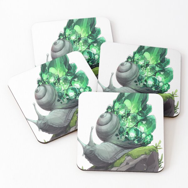Item preview, Snail Emerald Shell designed and sold by IllumeInk.