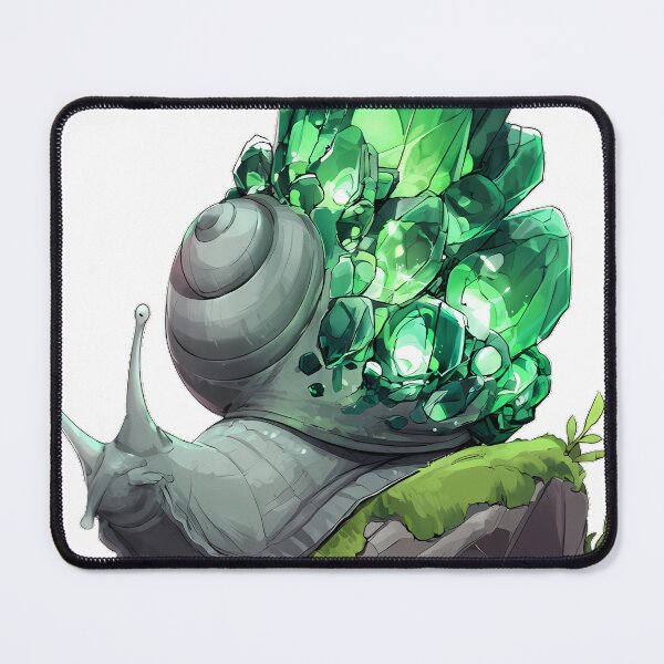 Item preview, Snail Emerald Shell designed and sold by IllumeInk.
