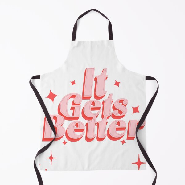 Item preview, It Gets Better Retro Groovy Typography Art designed and sold by SmartMoneyMugs .