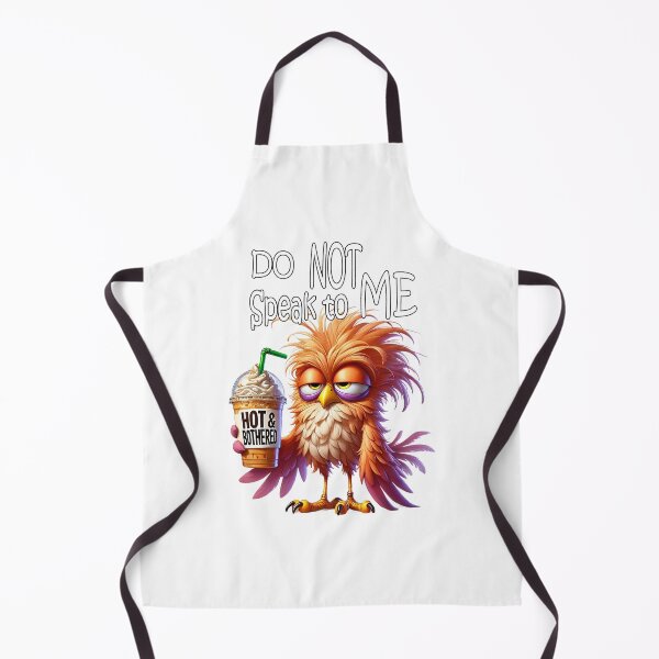 Item preview, Grumpy funny bird with coffee designed and sold by LoneAngel.
