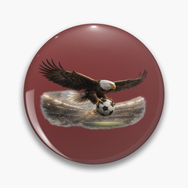 Artikelvorschau, Weißkopfseeadler umklammert Fußballstadion – Ausdrucksstarke Kunst zum Thema American Football | Geschenkidee für Fußballfans entworfen und verkauft von irfanshikh.