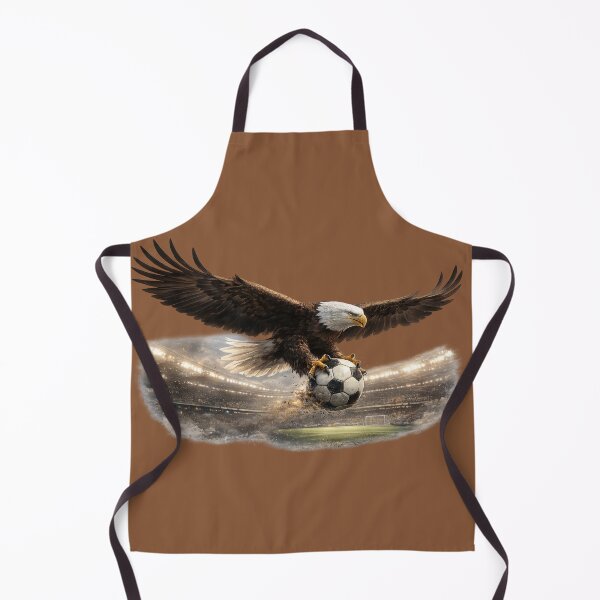 Item preview, Bald Eagle Gripping Soccer Ball Stadium – Powerful American Football Art | Eagle Soccer Gift designed and sold by irfanshikh.