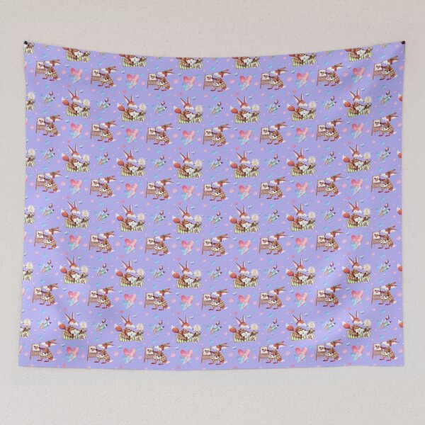 Item preview, Cozy Artist Fox Pattern designed and sold by SashaZinch.